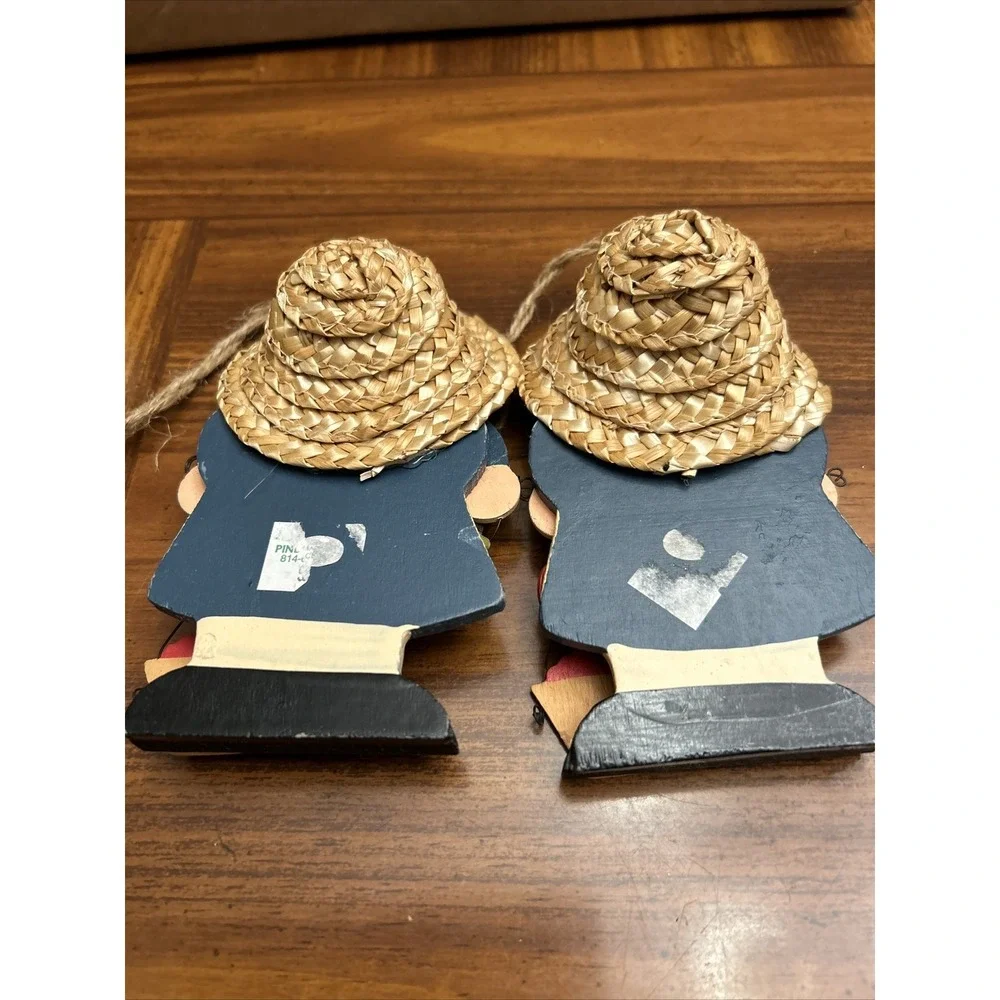 Cute Vintage Straw Hat Hanging Shelf Girl Dolls Apples‎ Country Decor